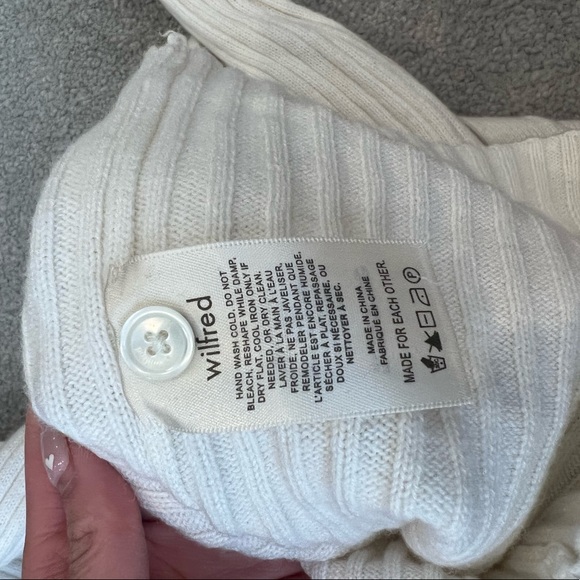 ARITZIA Manilla Cardigan Light Birch xxs - Picture 4 of 4